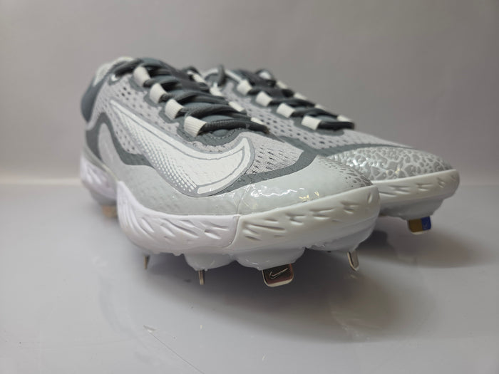 Nike Gray Alpha Hurache Elite 4 Low Baseball Cleats Men's Size 7