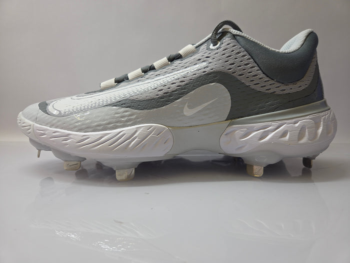 Nike Gray Alpha Hurache Elite 4 Low Baseball Cleats Men's Size 7