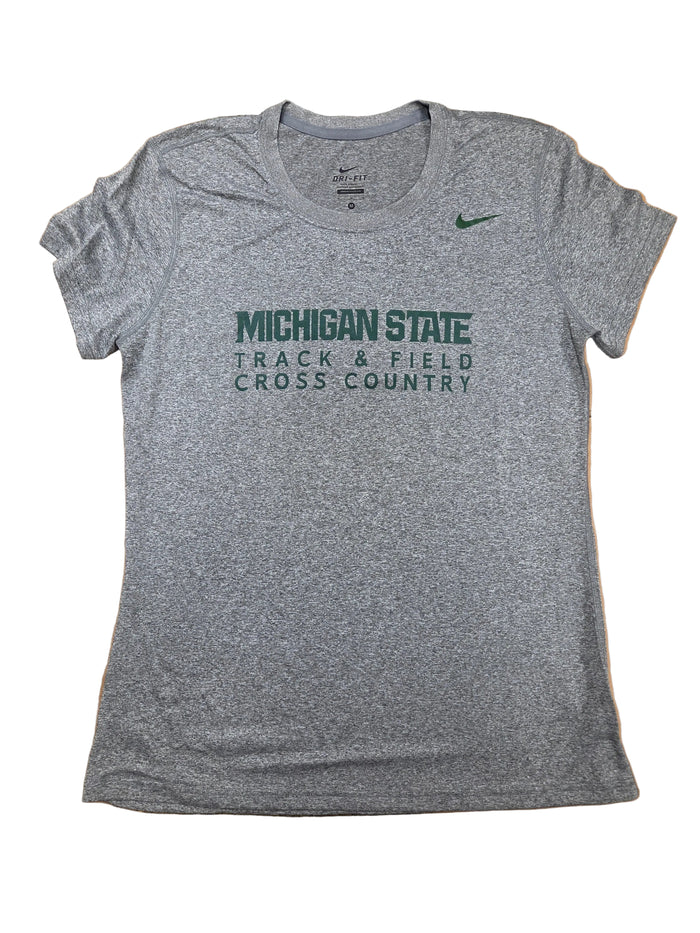 Nike Gray Dri-Fit Track & Field Cross Country T-Shirt Women's Size M #2