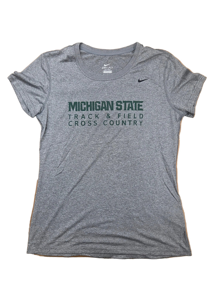 Nike Gray Dri-Fit Track & Field Cross Country T-Shirt Women's Size XS