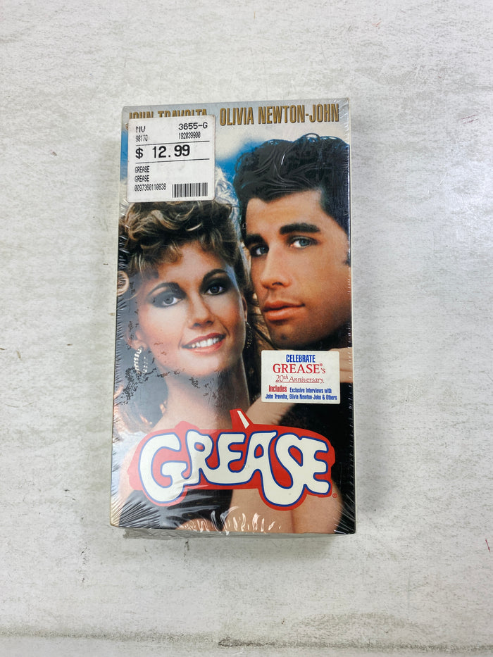 Grease Travolta Newton-John VHS *New* 1998