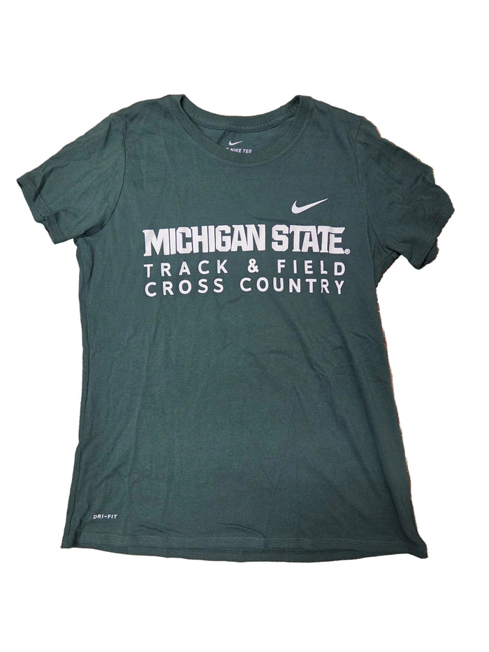 Nike Green Dri-Fit Track & Field Cross Country T-Shirt Women's Size M
