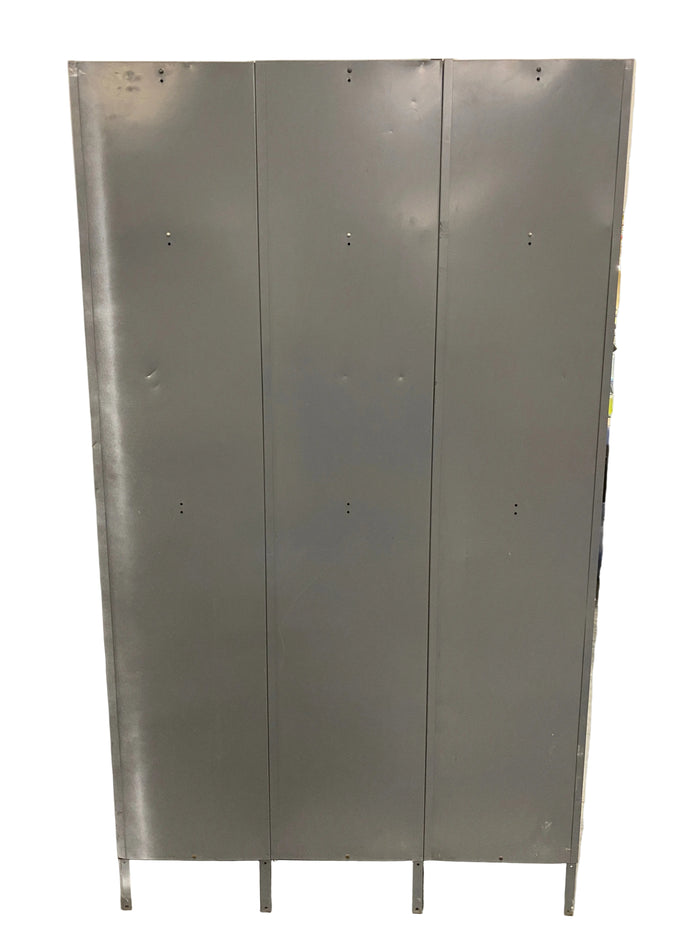 Group of 3 Metal Individual Lockers