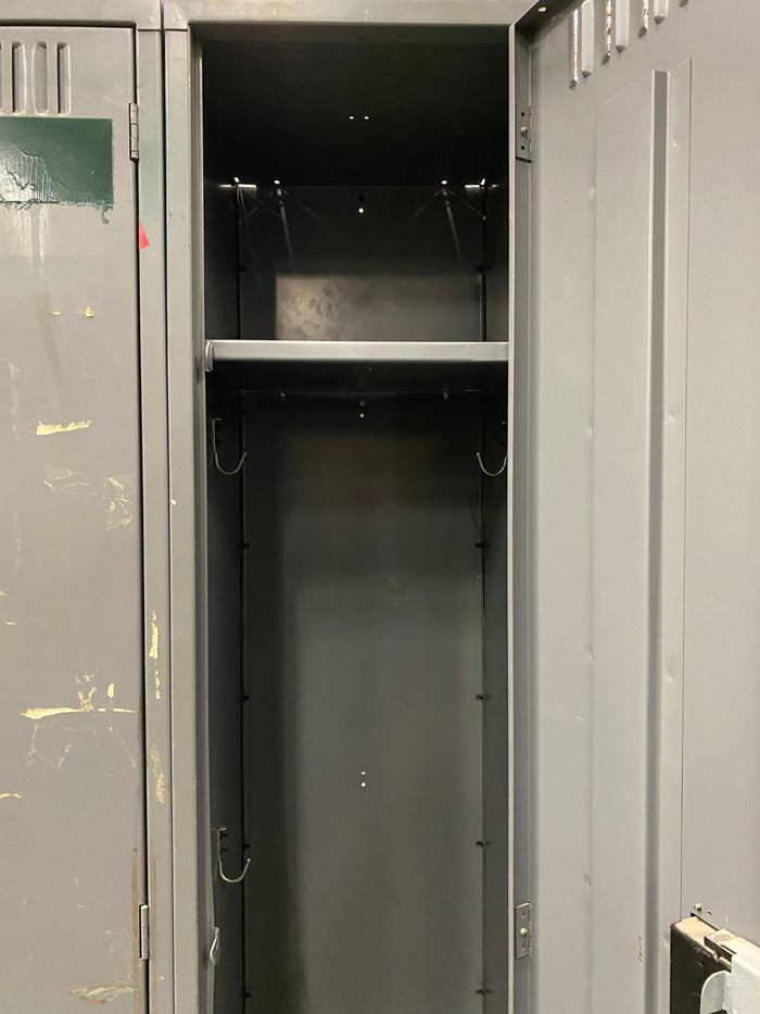 Group of 3 Metal Individual Lockers