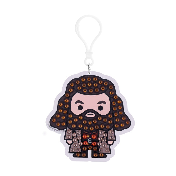 Diamond Painting Keychain - Hagrid 3.2" x 3.3" (8.2cm x 8.5cm) / Round With 3 Colors including 3 Iridescent Diamonds / 210