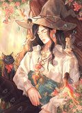 Diamond Painting Handsome Wizard 27.6" x 38.2" (69.9cm x 96.8cm) / Square with 88 Colors including 1 AB and 4 Fairy Dust Diamonds / 109,309