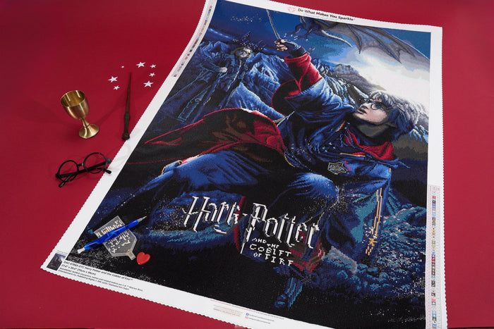 Diamond Painting Harry Potter and the Goblet of Fire™ (read description) 27.6" x 39" (70cm x 99cm) / Square With 56 Colors Including 2 ABs and 4 Fairy Dust Diamonds / 111,557