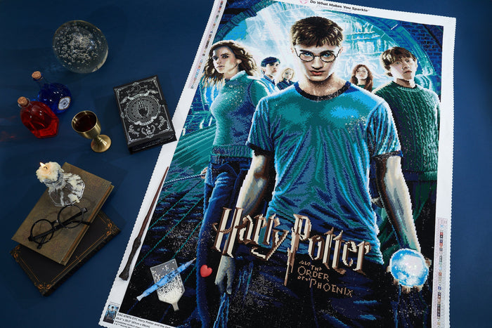Diamond Painting Harry Potter and the Order of the Phoenix 26.4" x 39" (67cm x 99cm) / Square With 57 Colors Including 2 ABs and 2 Fairy Dust Diamonds / 106,793