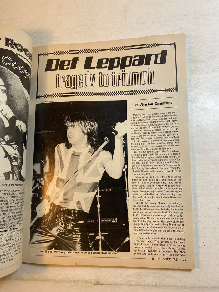 Hit Parader Yearbook Winter 1986 Ozzy Osbourne