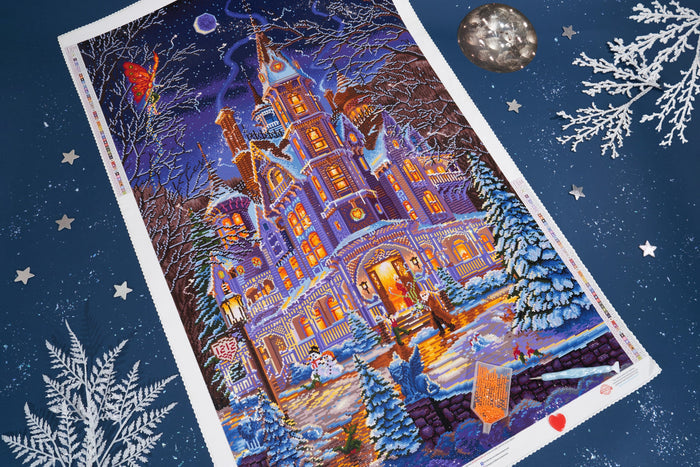Diamond Painting Home Is Where the Magic Is 25.6" x 42.1" (65cm x 107cm) / Square with 58 Colors including 3 ABs and 1 Fairy Dust Diamonds / 111,969
