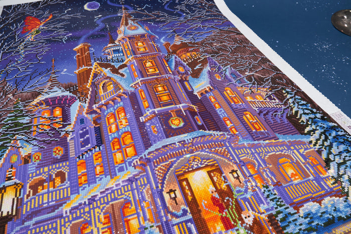 Diamond Painting Home Is Where the Magic Is 25.6" x 42.1" (65cm x 107cm) / Square with 58 Colors including 3 ABs and 1 Fairy Dust Diamonds / 111,969