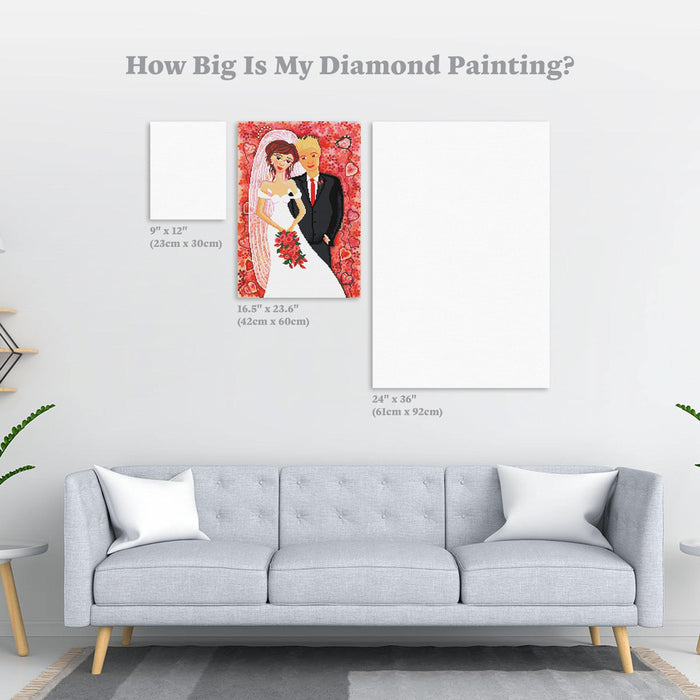 Diamond Painting I Take You Round With 27 Colors Including 1 AB / 16.5" x 23.6" (42cm x 60cm) / 31,376