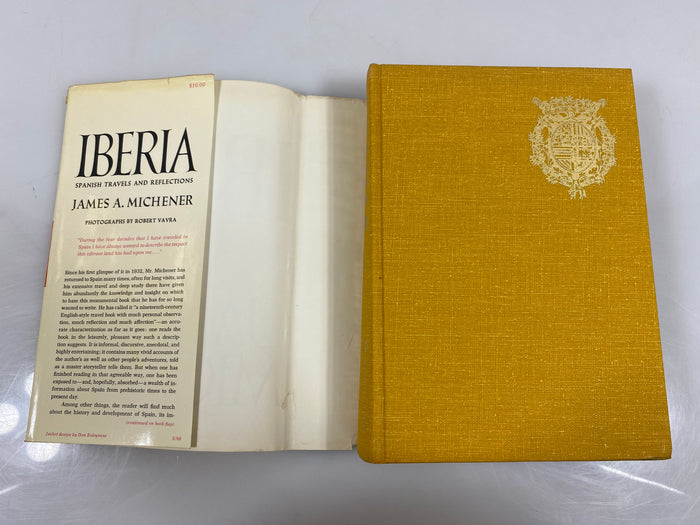 Iberia James A. Michener 2nd Printing 1968 HCDJ