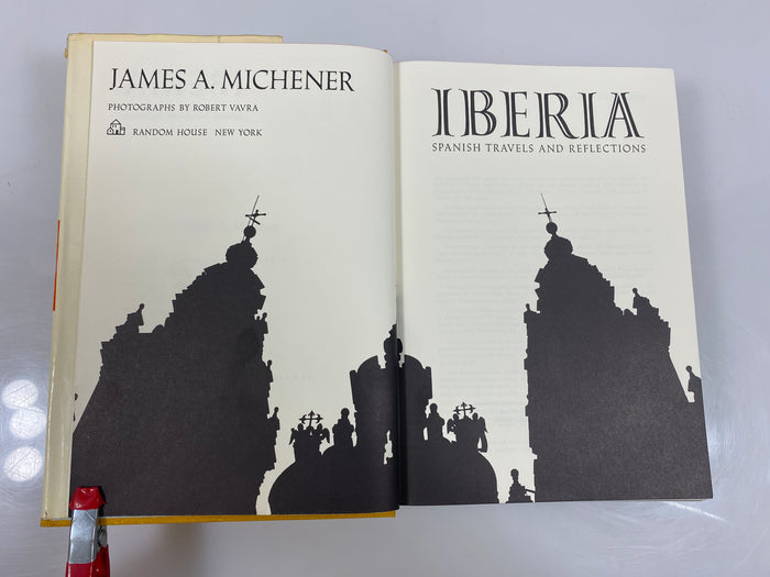 Iberia James A. Michener 2nd Printing 1968 HCDJ