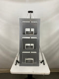 IKEA Spontan Industrial Grey Metal Wall Mount Magazine Rack