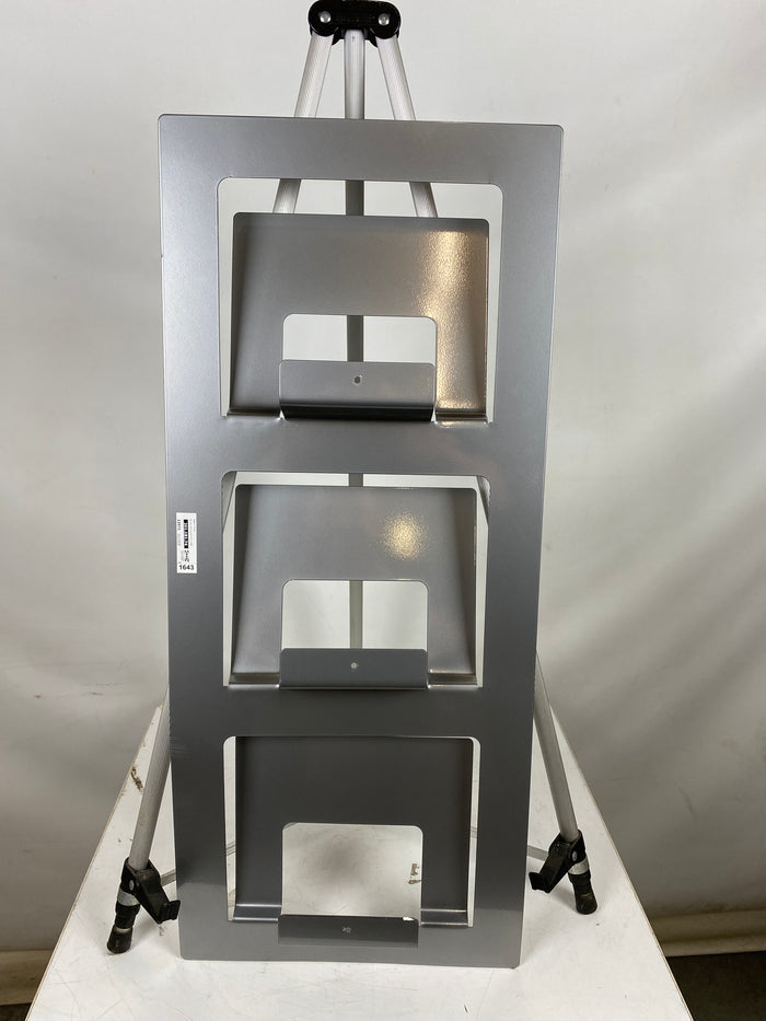 IKEA Spontan Industrial Grey Metal Wall Mount Magazine Rack