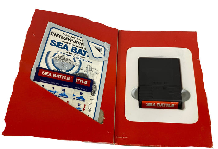 Intellivision Sea Battle Video Game