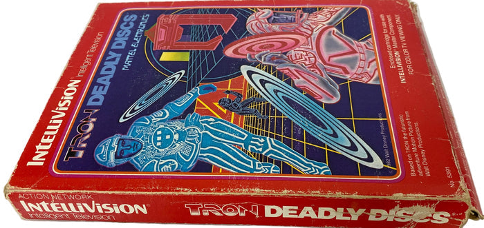 Intellivision Tron Deadly Discs Video Game