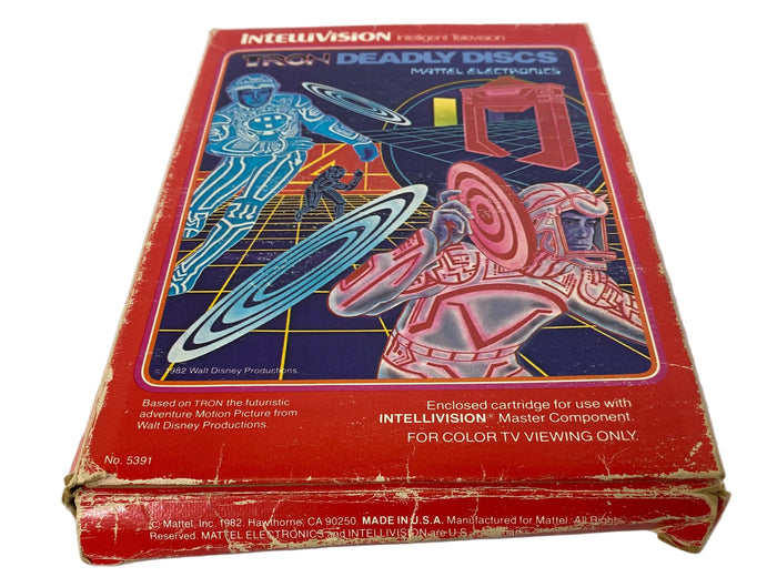 Intellivision Tron Deadly Discs Video Game