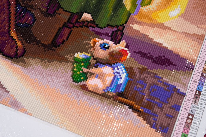 Diamond Painting IT'S A BLING THING! 25.6" x 34.3" (65cm x 86.9cm) / Square with 97 Colors including 4 ABs and 4 Fairy Dust Diamonds / 91,089