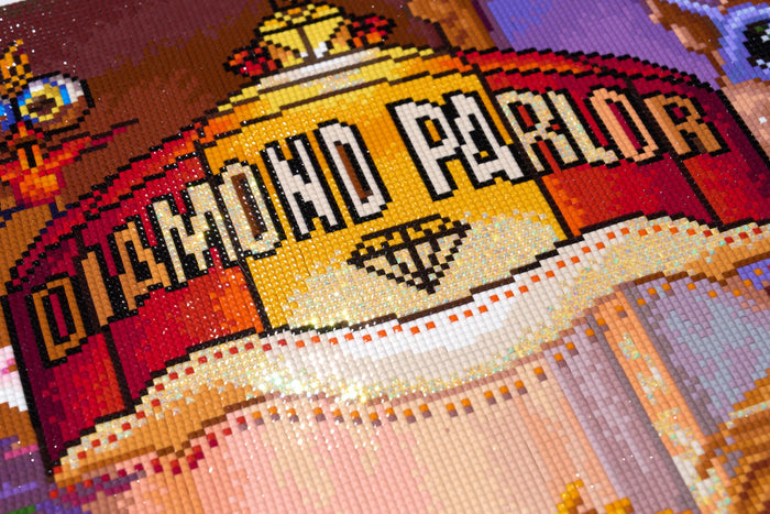 Diamond Painting IT'S A BLING THING! 25.6" x 34.3" (65cm x 86.9cm) / Square with 97 Colors including 4 ABs and 4 Fairy Dust Diamonds / 91,089