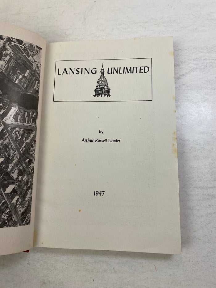 Lansing Unlimited Arthur Russell Lauder 1947 HC