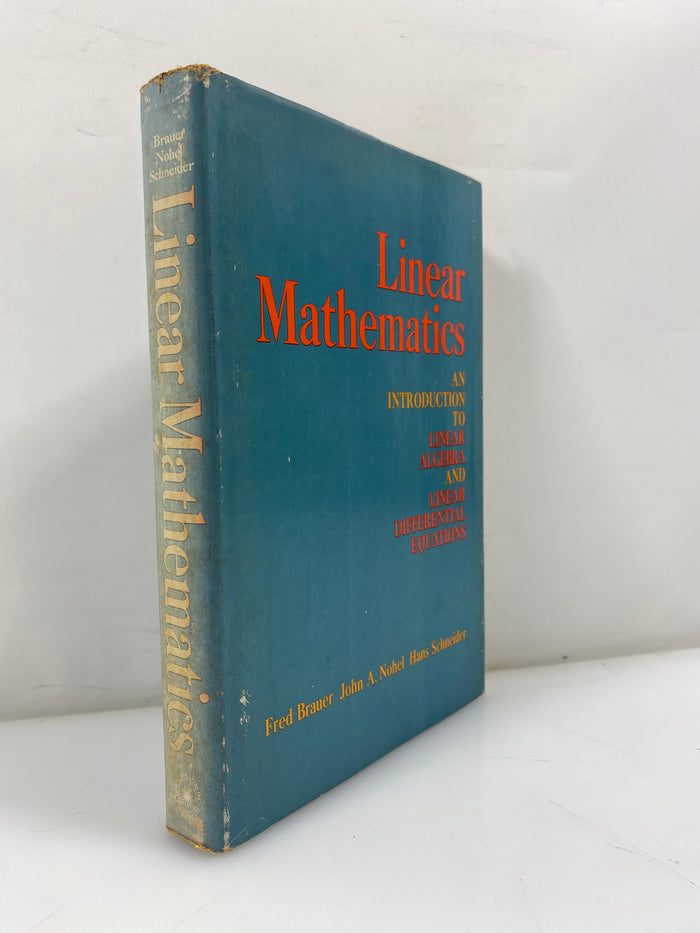 Linear Mathematics: an Introduction by Brauer/Nohel/Schneider 1970 HCDJ