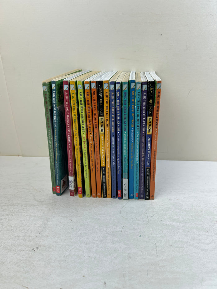Lot of 17 Magic Tree House Research Guides & Fact Trackers by MP Osborne SC
