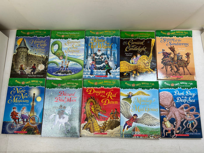 Lot of 18 Magic Tree House Merlin Missions by Mary Pope Osborne SC