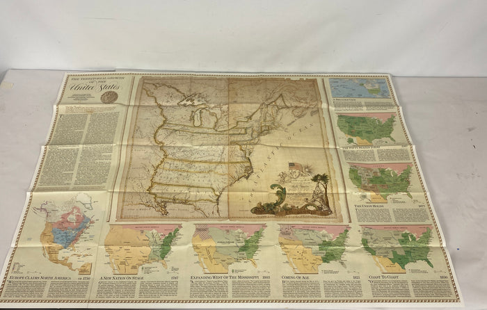Lot of 2 Nat Geo United States Maps 1987-1996