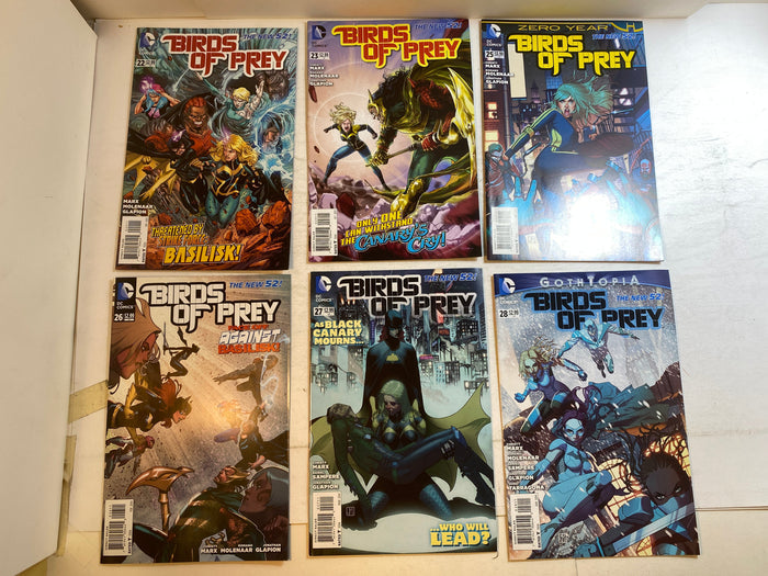 Lot of 21 Birds of Prey Comics DC 2013-2014