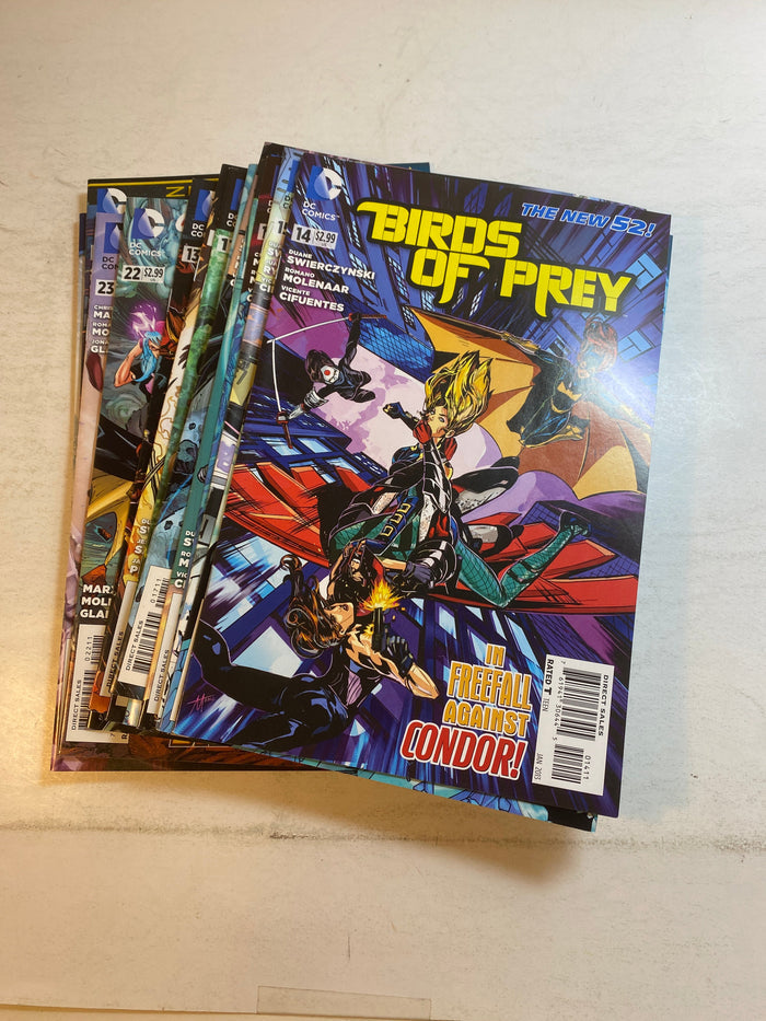 Lot of 21 Birds of Prey Comics DC 2013-2014