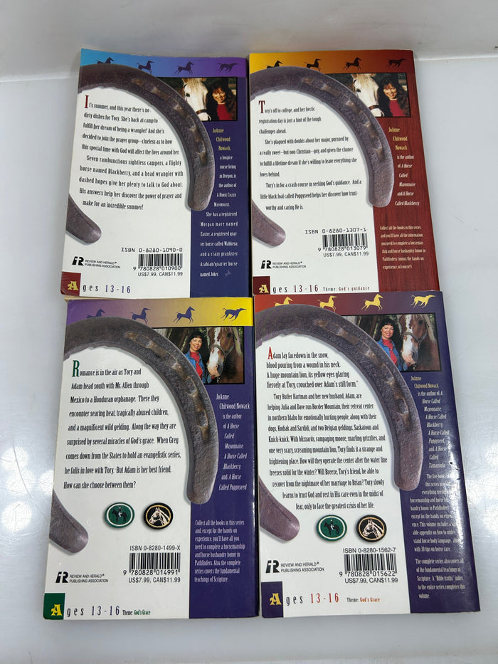 Lot of 4 A Horse Called ___ Books by JoAnne Chitwood Nowack SC
