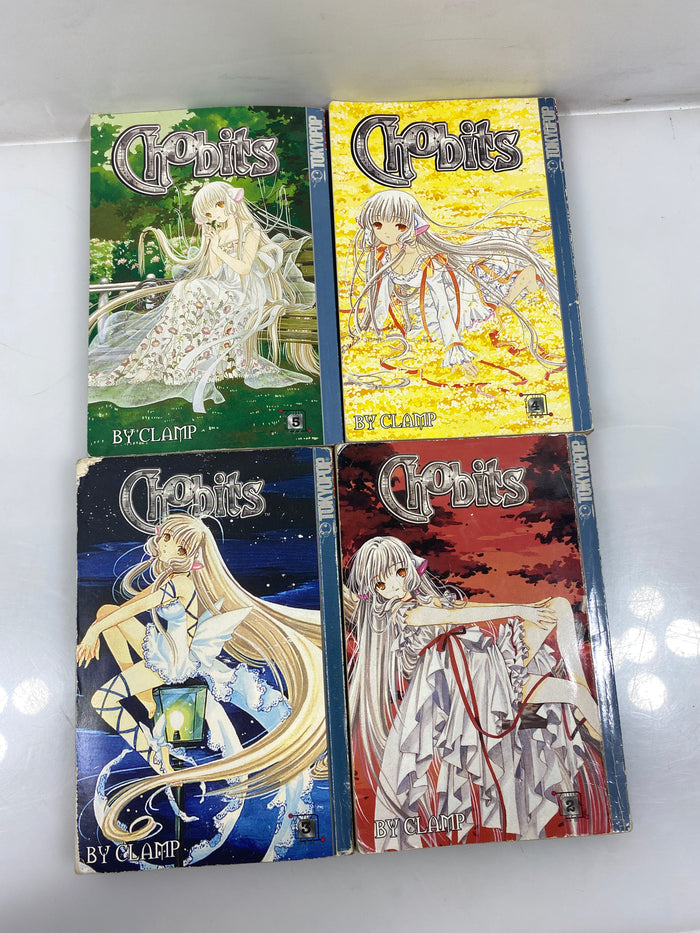 Lot of 4: Chobits Vols 2,3,4,5 2001-2004 SC
