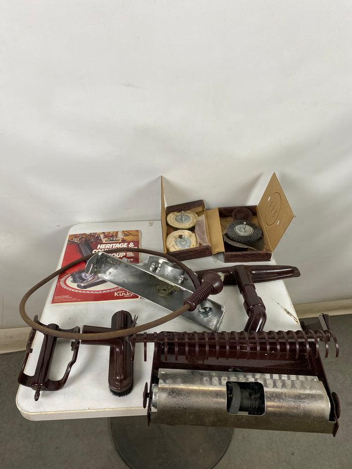 Lot of 4 Kirby Classic Omega Vacuum With Accessories