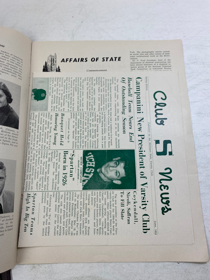 Lot of 7 MSU Alumni Record Magazines 1950-1954