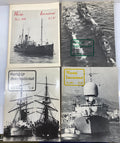 Lot of 7 Warship International Magazines 1974-1975