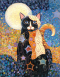 Diamond Painting Luna 22" x 28″ (56cm x 71cm) / Round with 54 Colors including 3 ABs / 50,348
