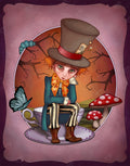Diamond Painting Mad Hatter 22" x 28" (56cm x 71cm) / Square with 51 Colors including 4 ABs / 62,101