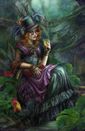Diamond Painting Madam Brigitte 25.6" x 39.4" (65cm x 99.8cm) / Square with 92 Colors including 2 ABs and 1 Iridescent Diamond and 3 Fairy Dust Diamonds / 104,661