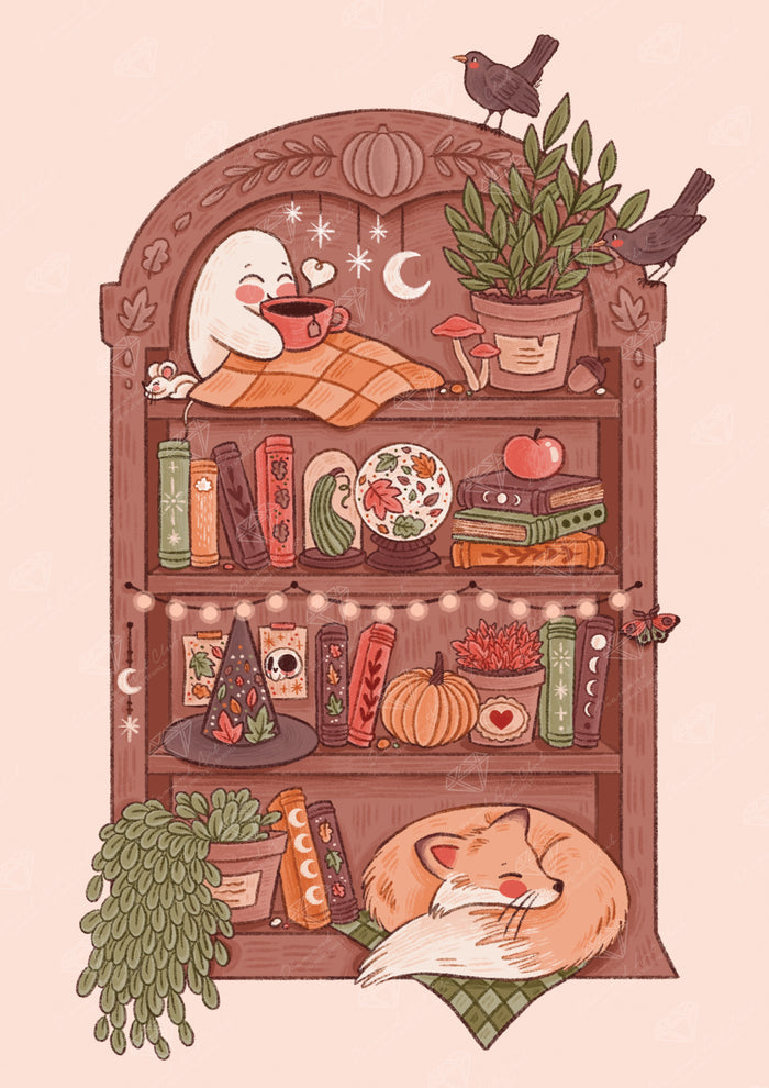 Magical Autumn Shelf