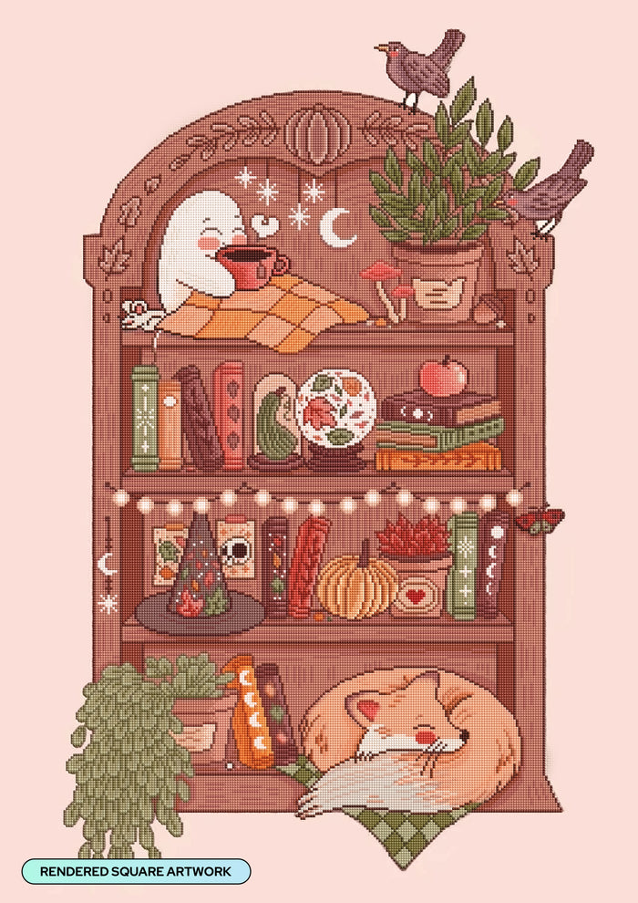 Magical Autumn Shelf