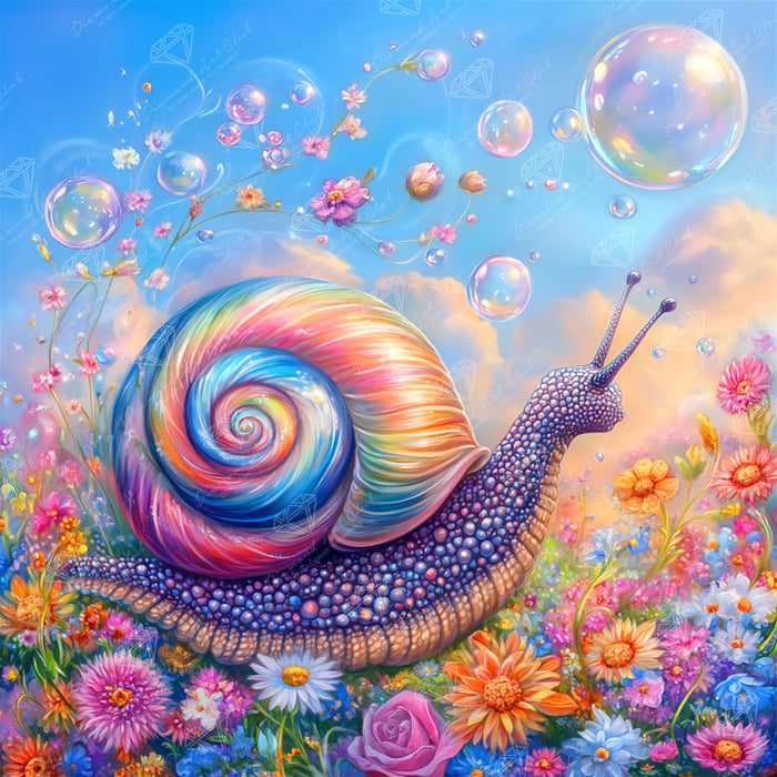 Diamond Painting Magical Garden Trail 27.6" x 27.6" (69.9cm x 69.9cm) / Square with 99 Colors including 5 ABs and 3 Fairy Dust Diamonds / 78,961