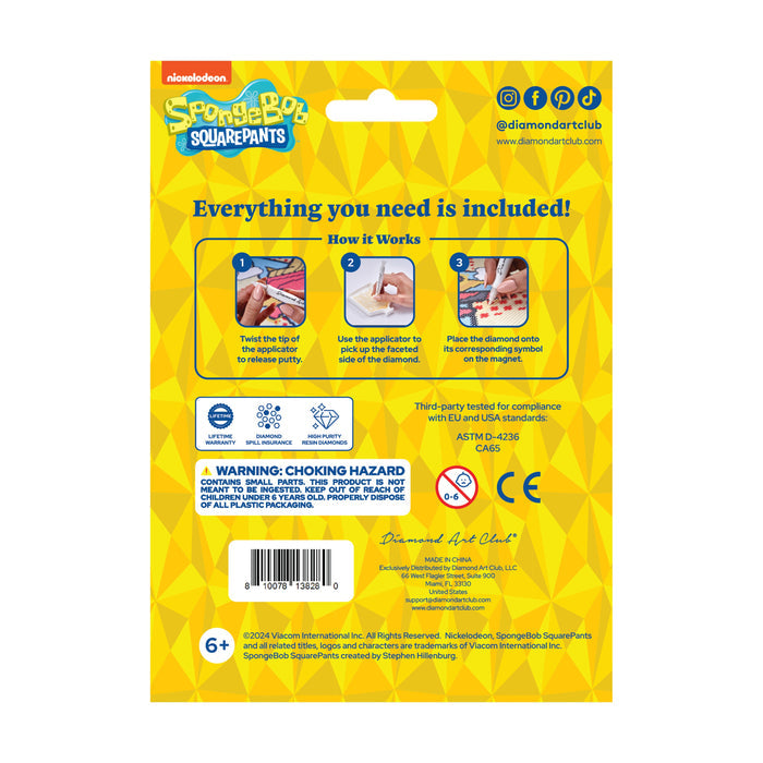 Diamond Painting Magnets - SpongeBob SquarePants™ (Set of 3)