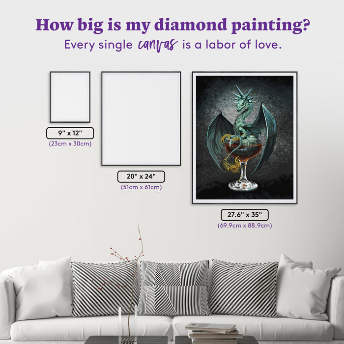 Diamond Painting Manhattan 27.6" x 35" (69.9cm x 88.9cm) / Square with 45 Colors including 2 ABs and 2 Fairy Dust Diamonds / 100,317
