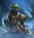 Diamond Painting Master Yoda 25.6" x 28.7" (65cm x 72.9cm) / Square with 84 Colors including 1 AB and 5 Fairy Dust Diamonds / 76,473