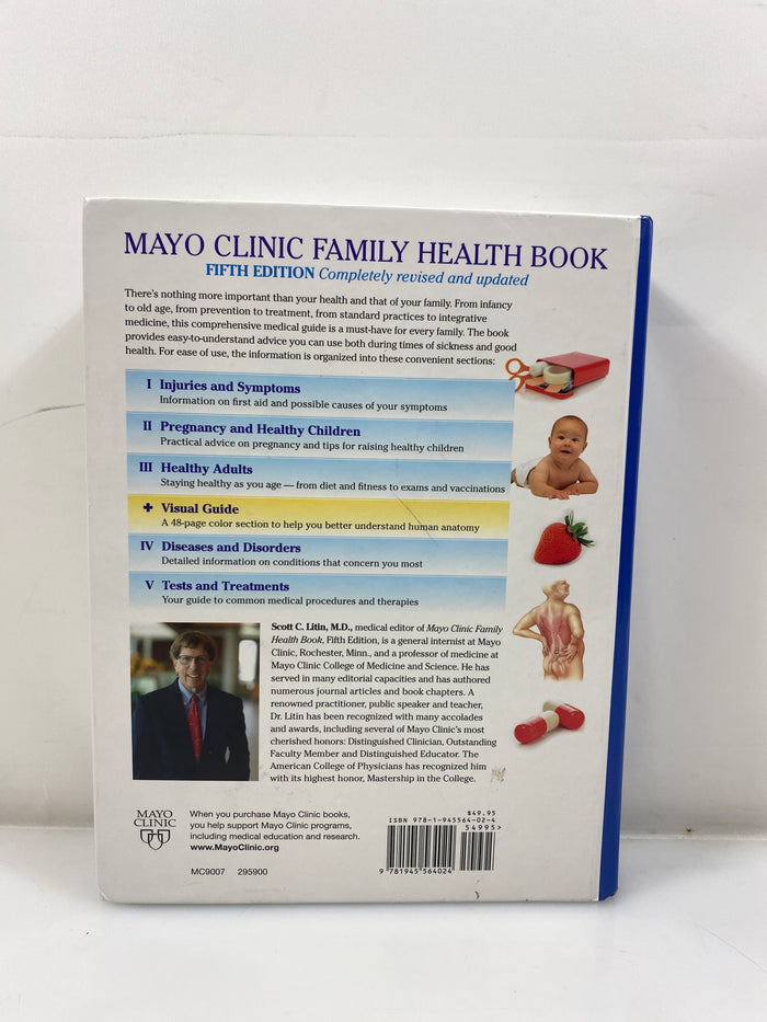 Mayo Clinic Family Health Book Litin/Nanda 5th Ed. 2018 HC