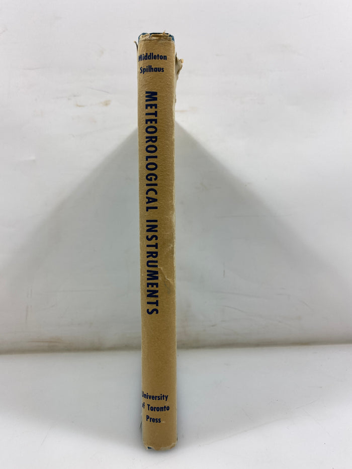 Meteorological instruments by Middleton/Sphilhaus 1953 3rd Ed. HCDJ
