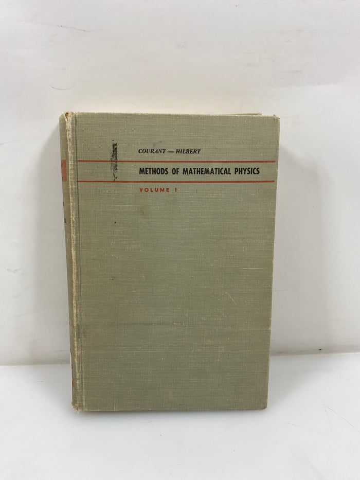 Methods of Mathematical Physics Vol I by Curant/Hilbert Ex-library 1965 HC