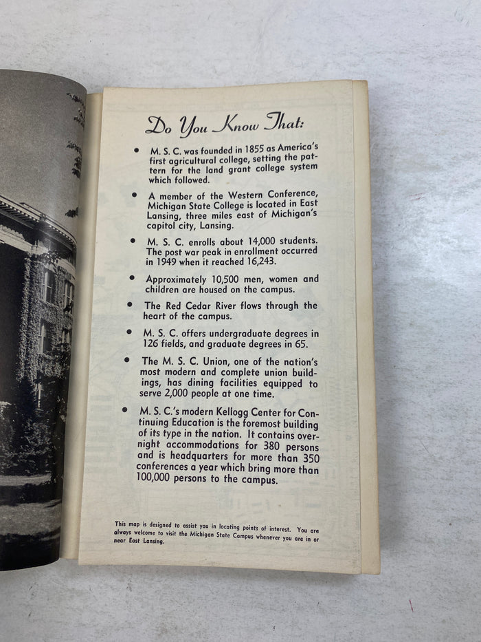 Michigan State Catalog 1954-1955 Centennial Edition SC